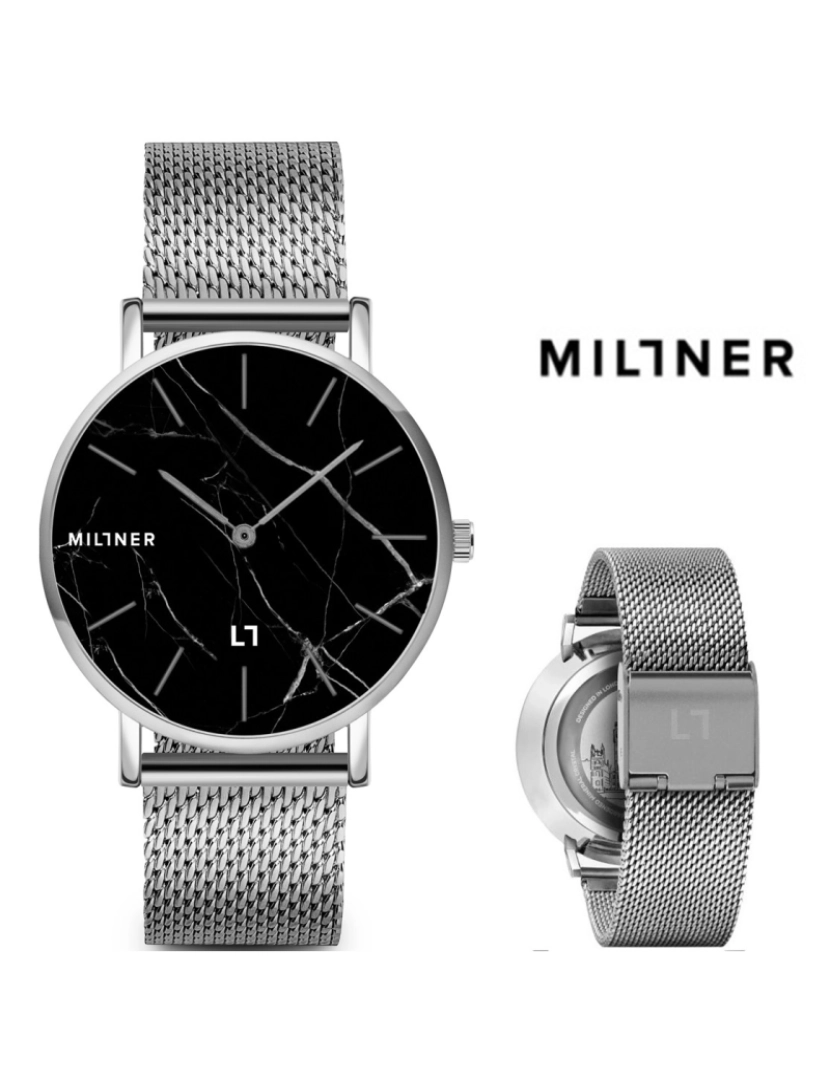 Millner - Relógio Millner STF 0010206 Camden Silver 40mm
