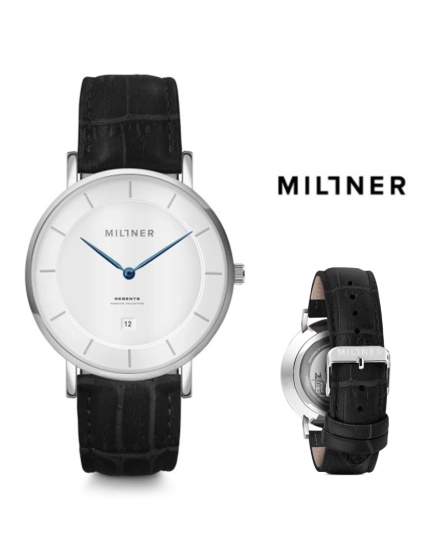 Millner - Relógio Millner STF 0010307 Regents Black 40mm