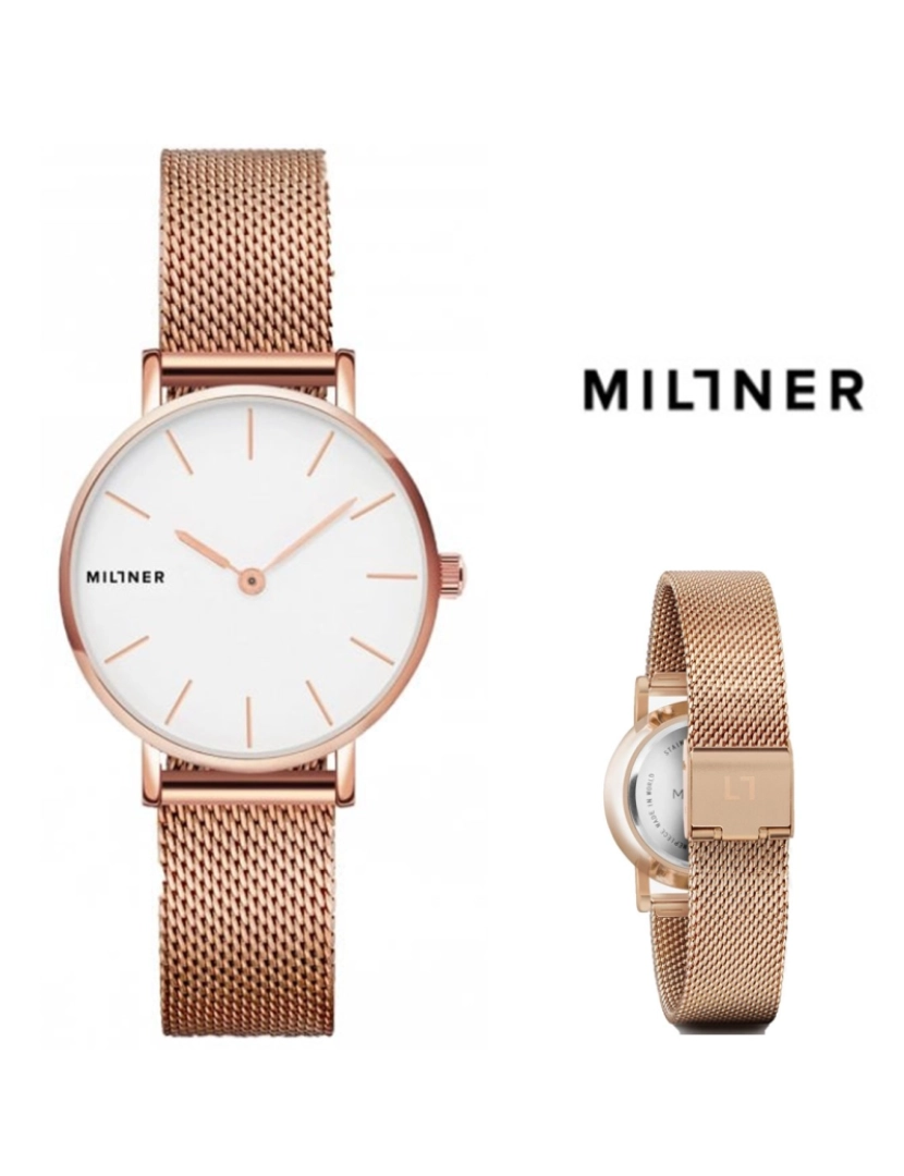 Millner - Relógio Millner 0010602 Mini Rose Gold 29mm