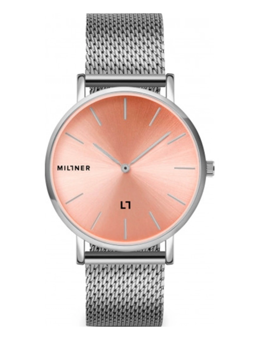 Millner - Relógio Millner STFA 0010125 Mayfair Silver Pink 40mm