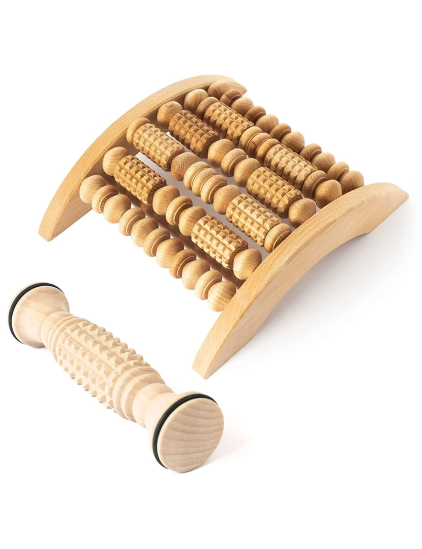 Tuuli - Rolo de massagem Tuuli para pés de madeira