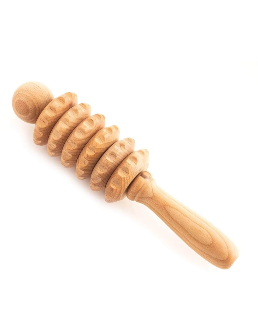 Tuuli - Massageador de madeira de Tuuli para os rolos de massagem do corpo traseiro do ombro