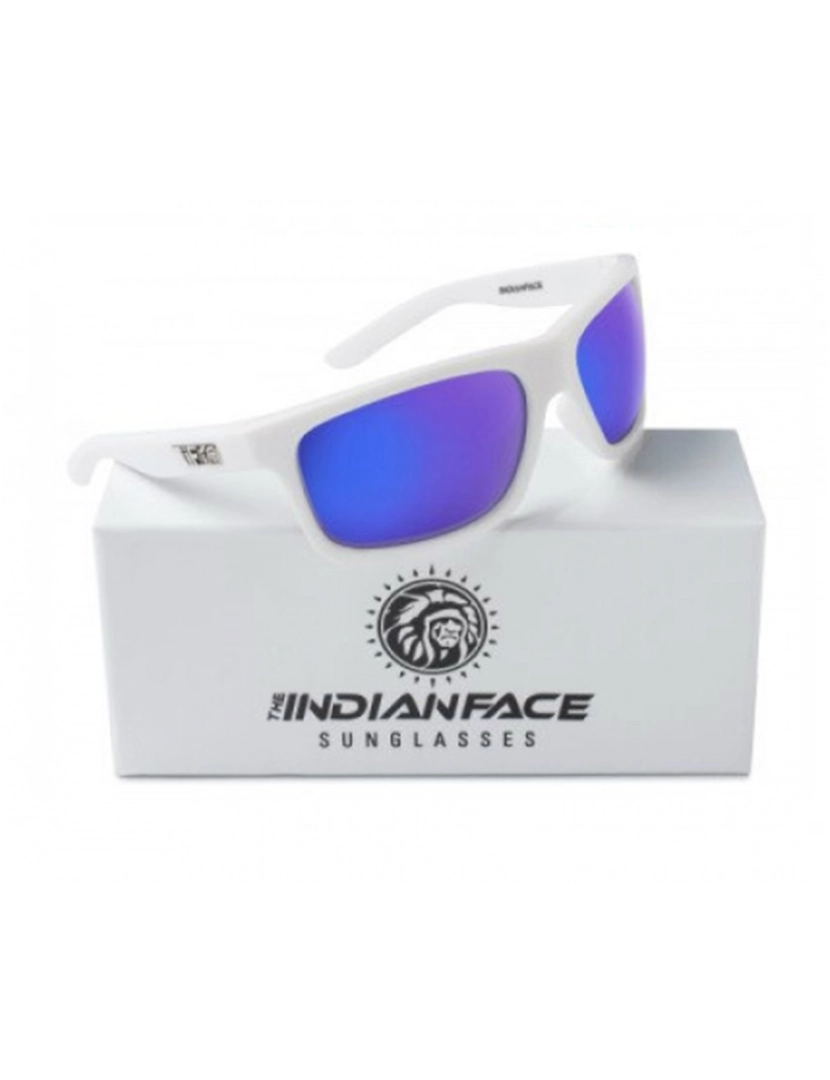 The Indian Face - Óculos Adrenaline Style White Lentes Lilás  1 Par de Hastes Extra Cor das Lentes