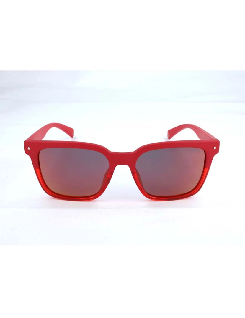 Polaroid - Óculos de Sol Unisexo Vermelho