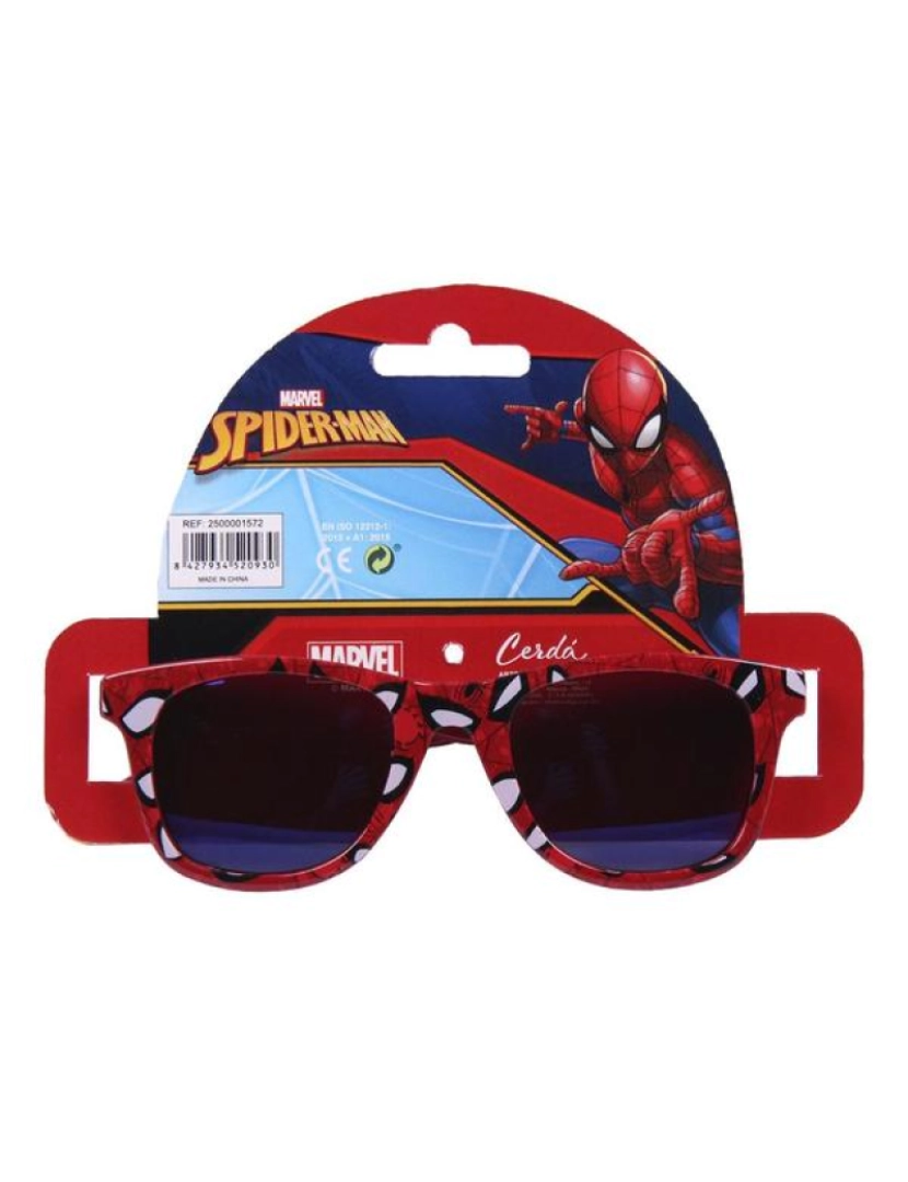 imagem de Óculos de Sol Infantis Spiderman Vermelho3