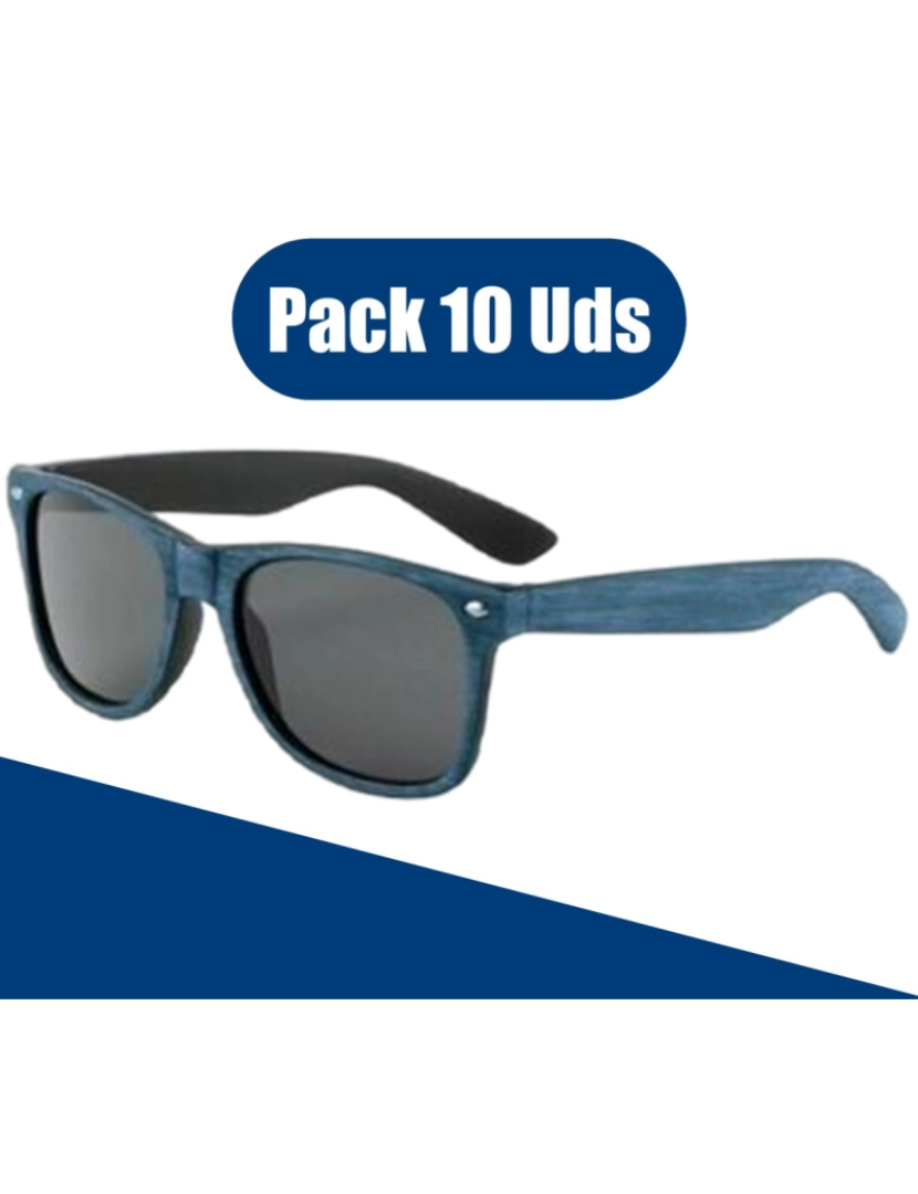 You Like It - PACK 10 - Óculos Sol Unissexo Proteção Contra 100% dos Raios UV (UV400) Azul