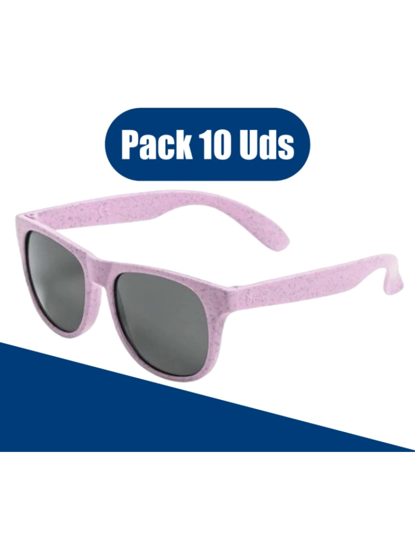 You Like It - PACK 10 - Óculos Sol Unissexo Proteção Contra 100% dos Raios UV (UV400) Cor de Rosa