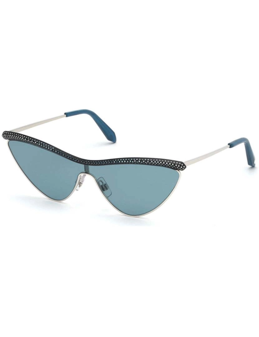 Swarovski Atelier - Óculos de Sol Senhora Brilhante palladium e gradient Azul