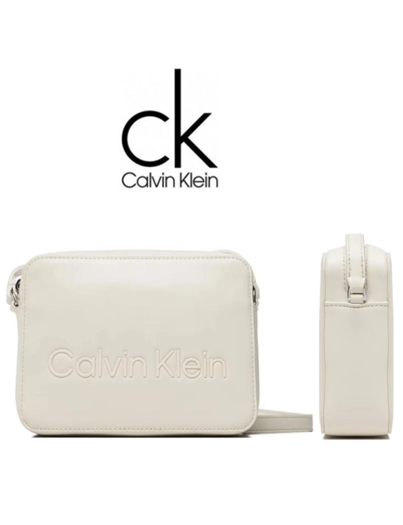 Calvin Klein - Calvin KleinMala K60K610180 Dark Ecru