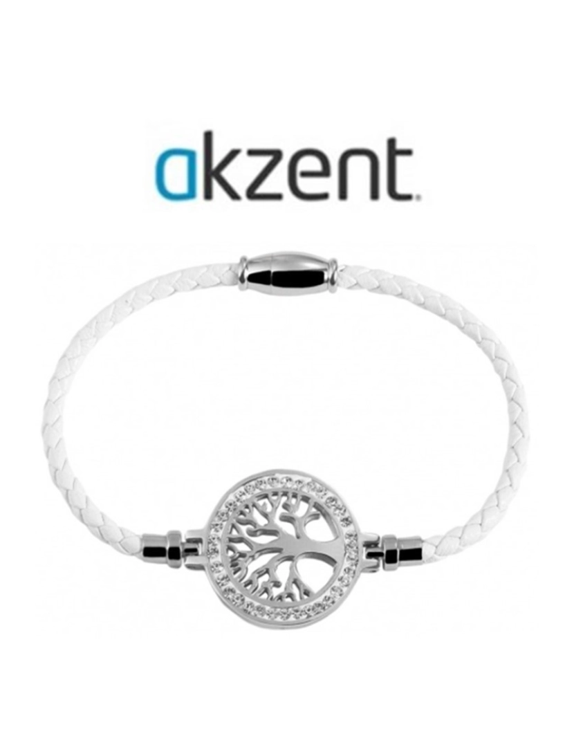 Akzent - Akzent Pulseira em Pele Árvore da Vida Com Cristais 5040014-001