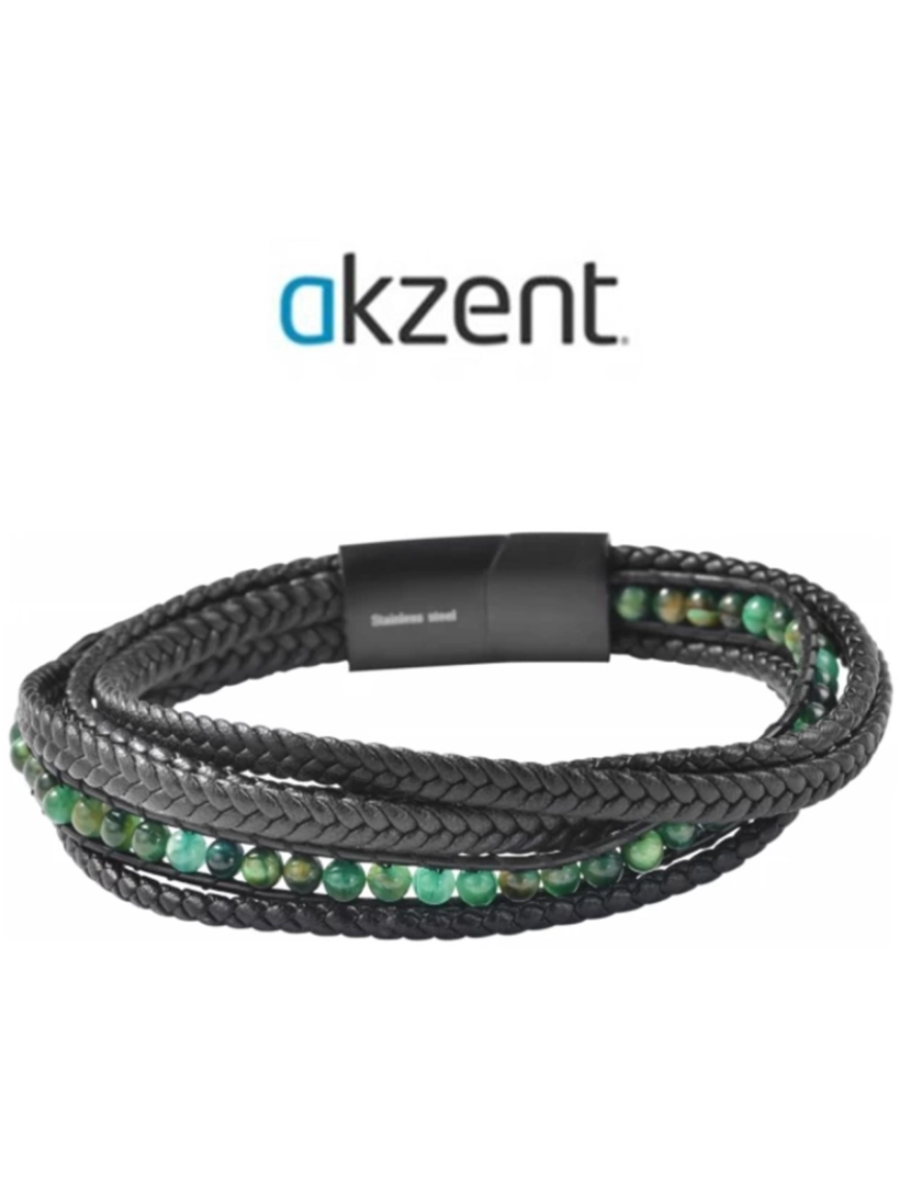 Akzent - Akzent Pulseira em Pele 5040301-002