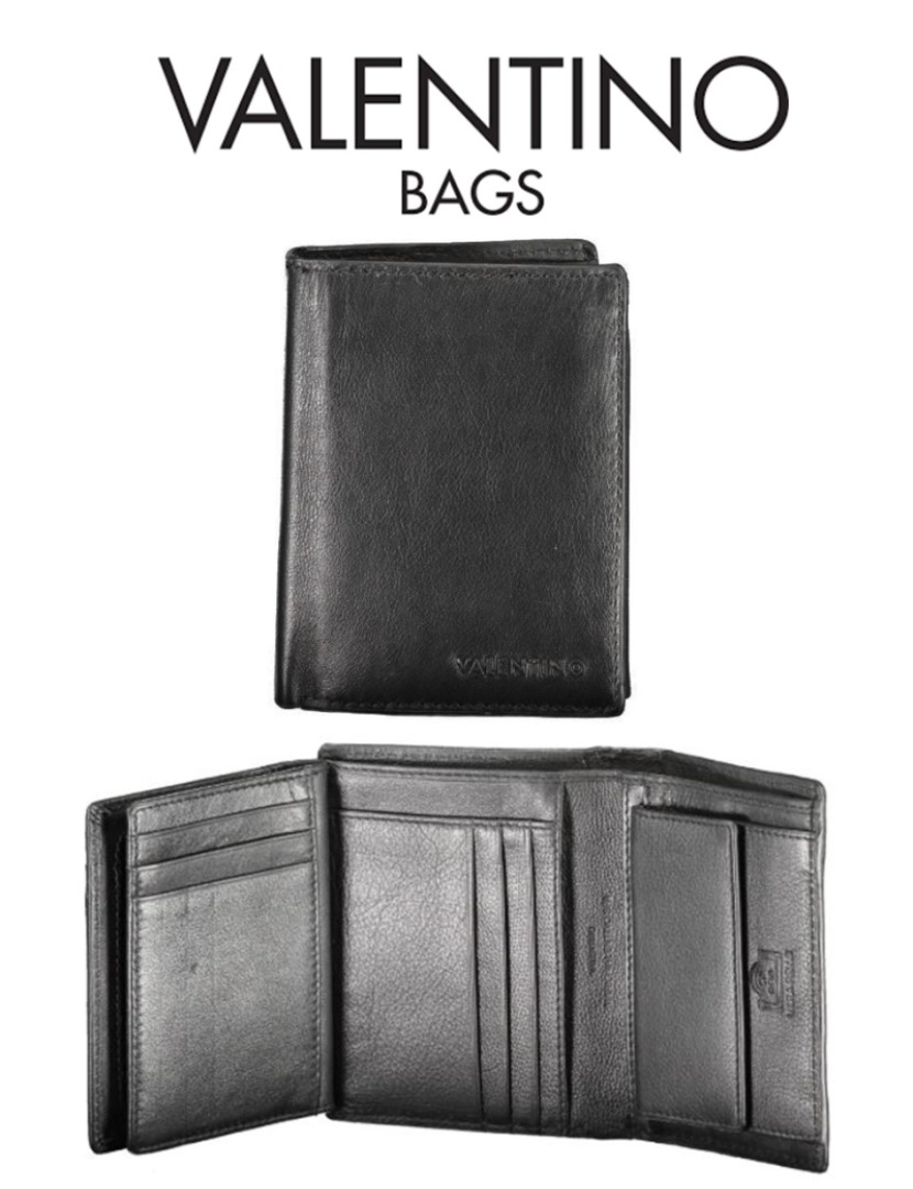 Valentino Bags® - Valentino Bags Carteira Preta  VPP6H265