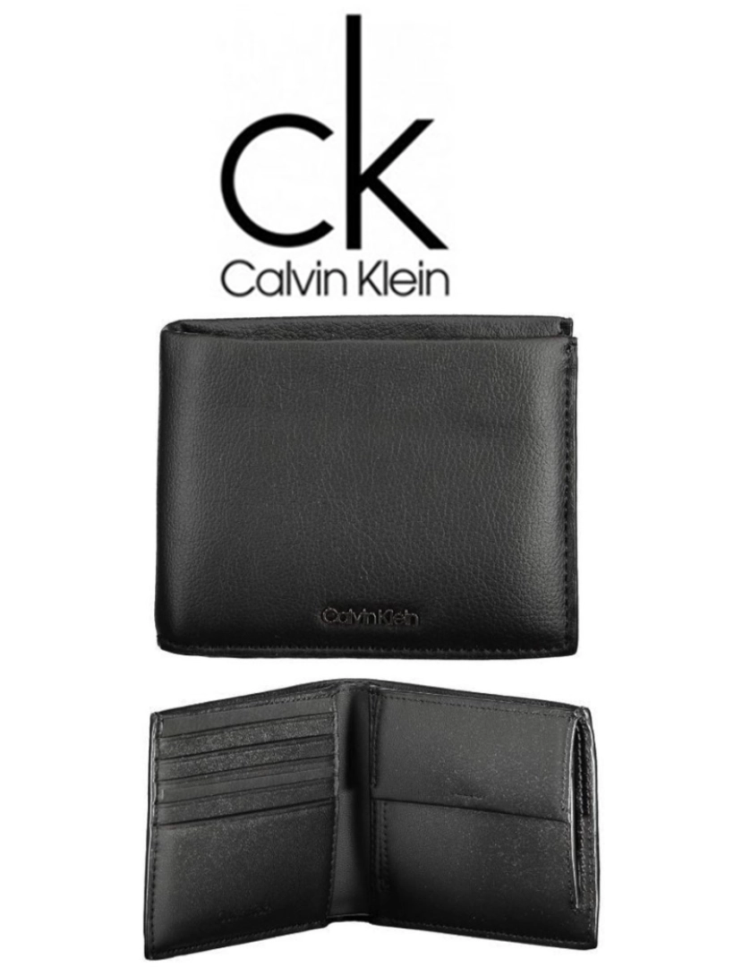 Calvin Klein - Calvin Klein Carteira Preta STFA K50K507989