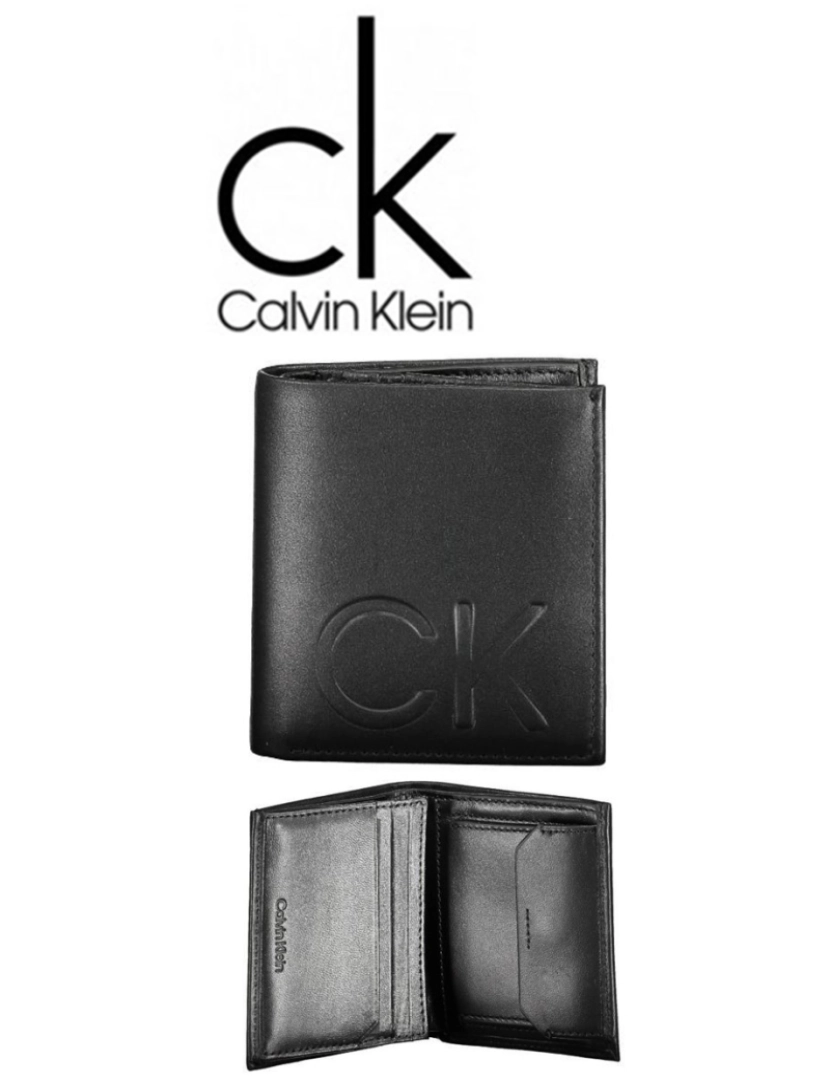 Calvin Klein - Calvin Klein Carteira Preta  K50K508005