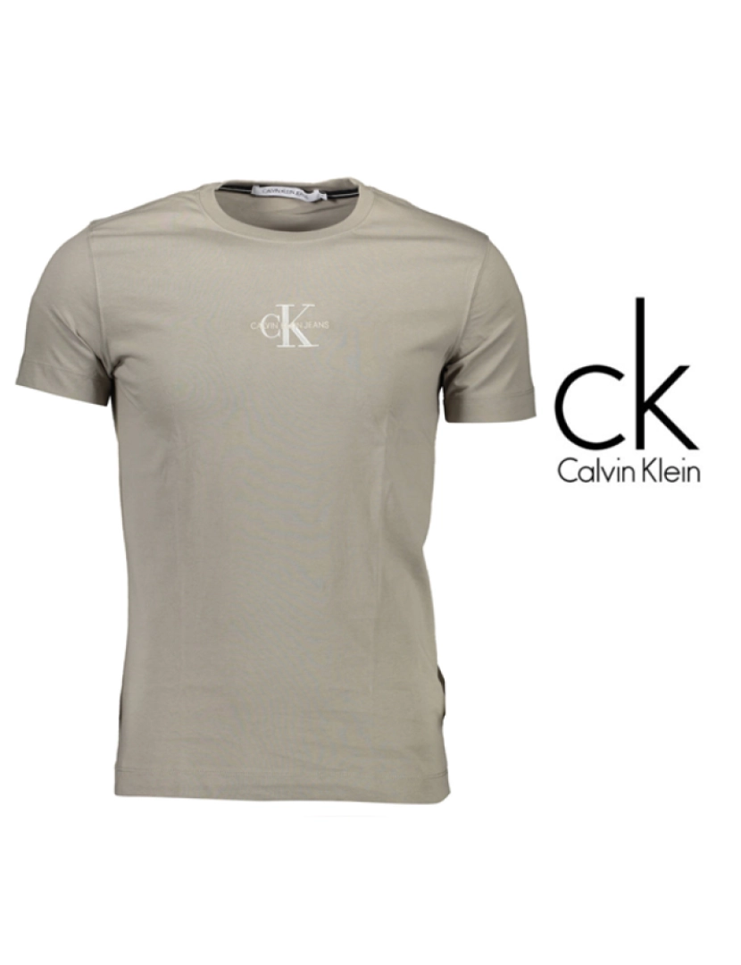 Calvin Klein - Calvin Klein® T-Shirt Cinzenta com Logo