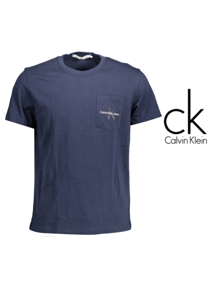 imagem de Calvin Klein® T-Shirt Azul Marinho com Bolso1