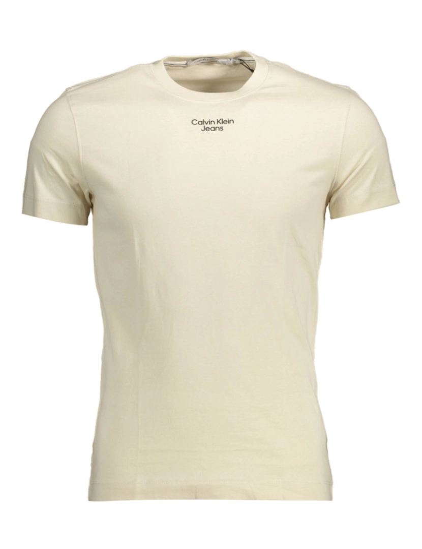 imagem de Calvin Klein® T-Shirt Bege com Logo2