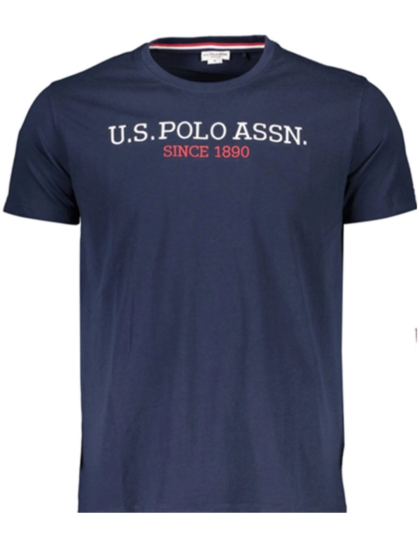 U.s. Polo Assn. - U.S. Polo Assn.® T-Shirt M. Curta Homem Azul Marinho