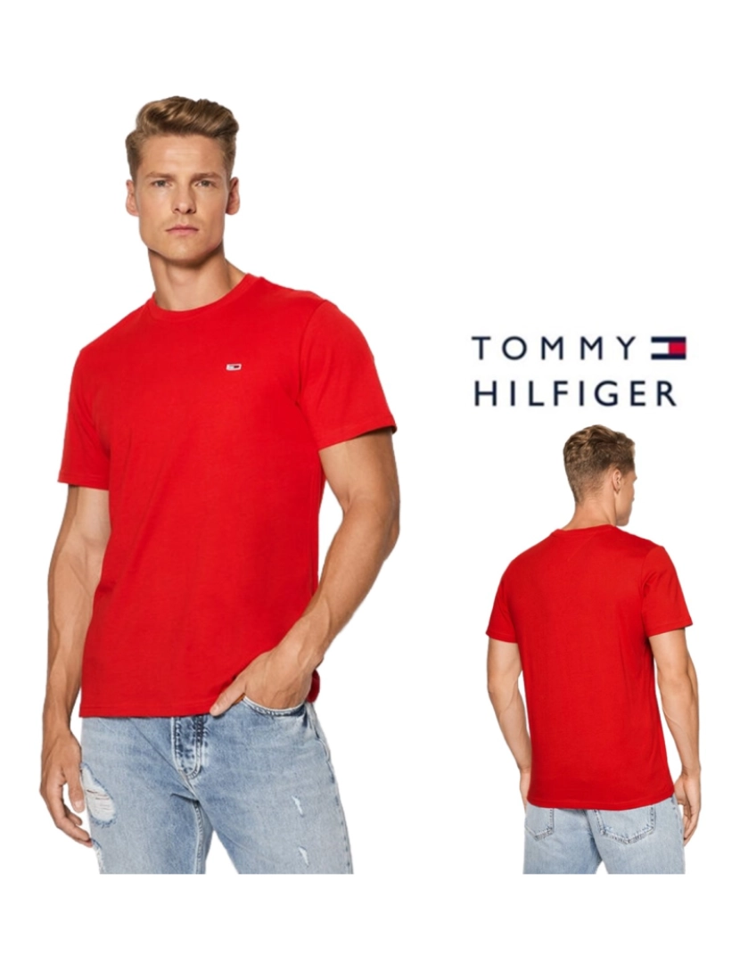 Tommy Hilfiger - Tommy Hilfiger® T-Shirt Vermelha Tommy Jeans