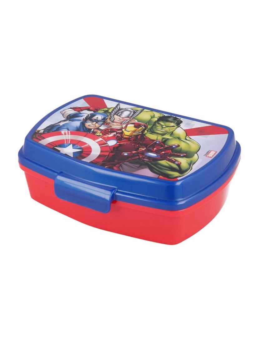 Avengers - Sandwicheira The Avengers Infinity Azul Plástico Vermelho 