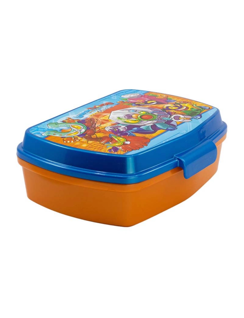 Superzings - Sandwicheira Superthings Kazoom Kids Azul Laranja Plástico 