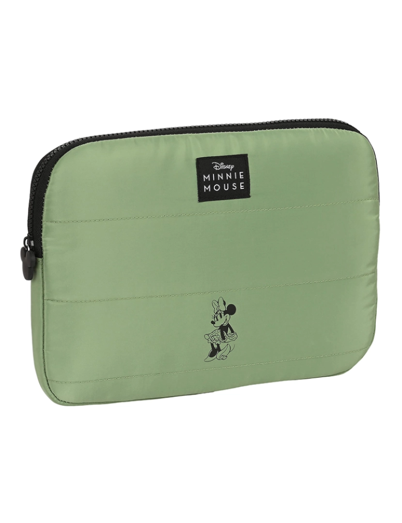 Minnie - Capa para Portátil Minnie Mouse Sombra Menta Verde militar (31 x 23 x 2 cm)