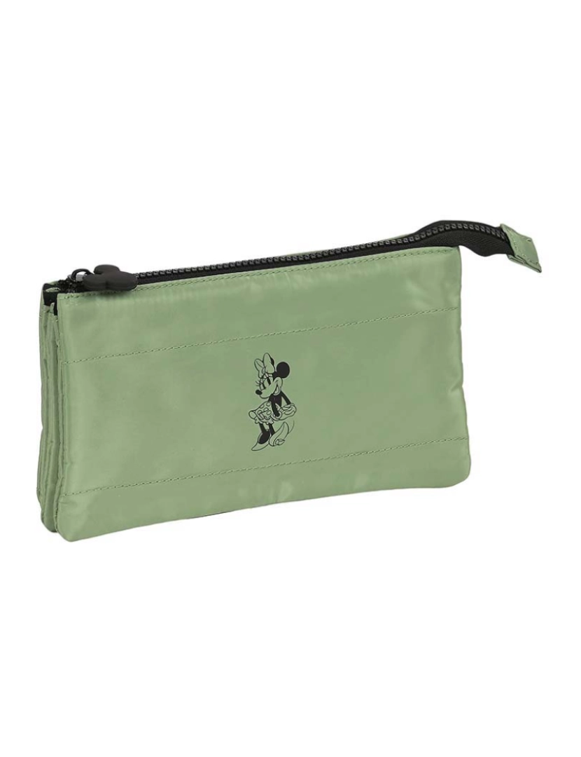 Minnie - Bolsa Tripla Minnie Mouse Sombra Menta Verde militar (22 x 12 x 3 cm)