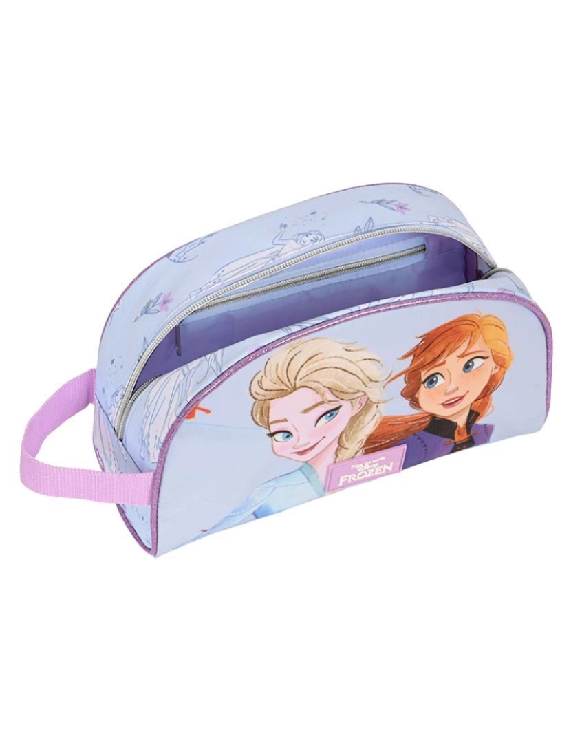 Frozen - Nécessaire infantil Frozen Believe 26 x 16 x 9 cm lilás