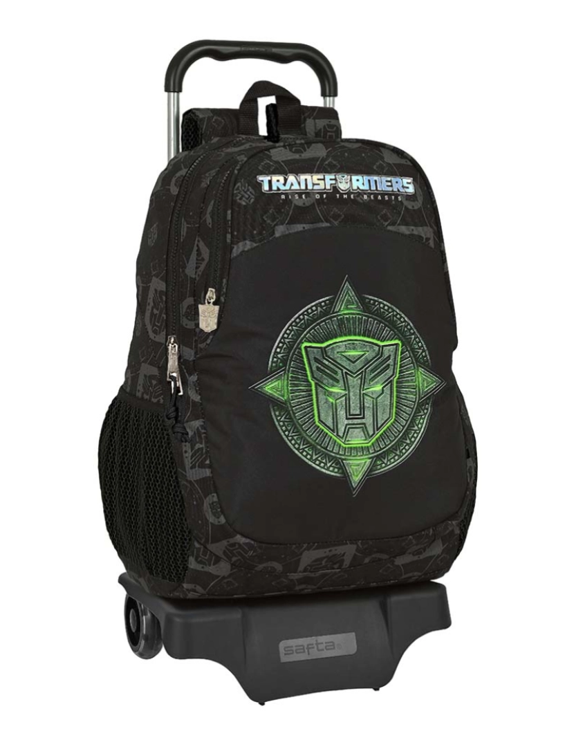 Transformers - Mochila Escolar Com Rodas Transformers