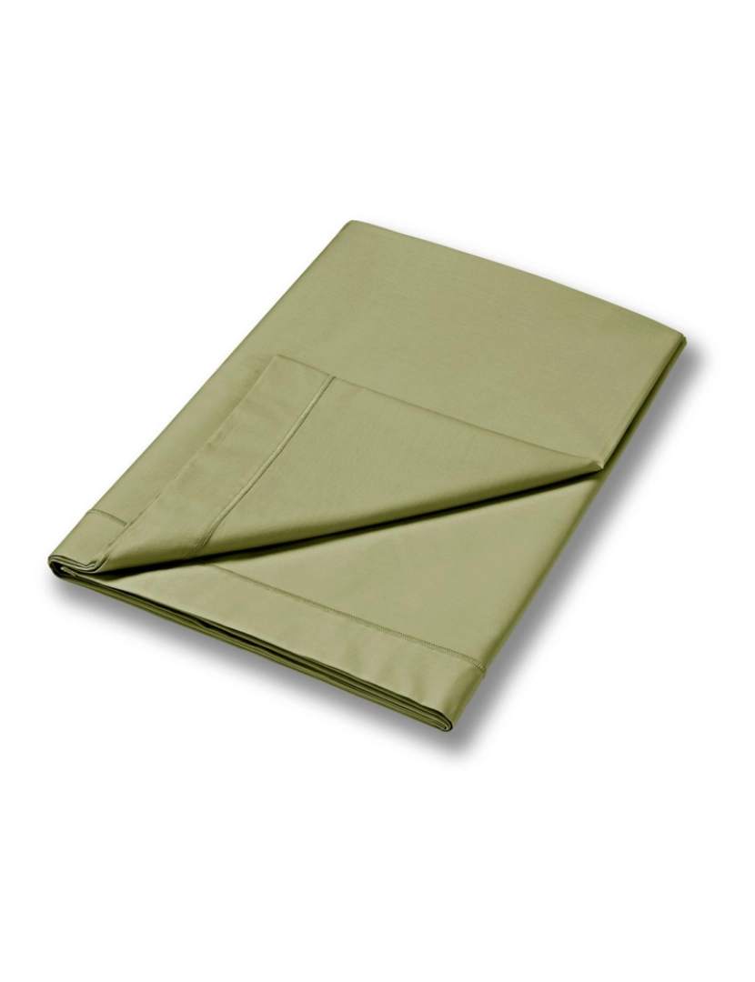 Bianca - LISO PERCALE VERDE MILITAR 260X280