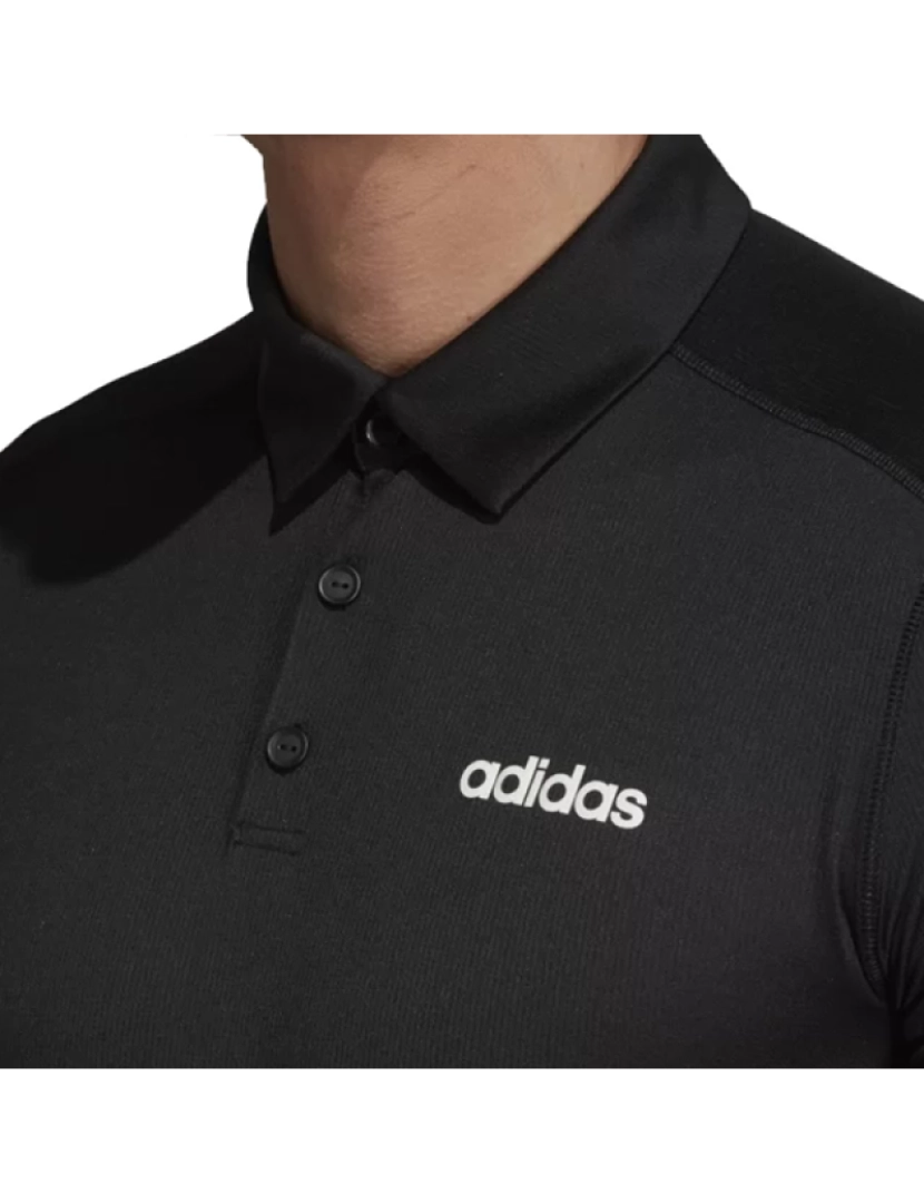 imagem de Adidas Polo Preto D2M Climacool2