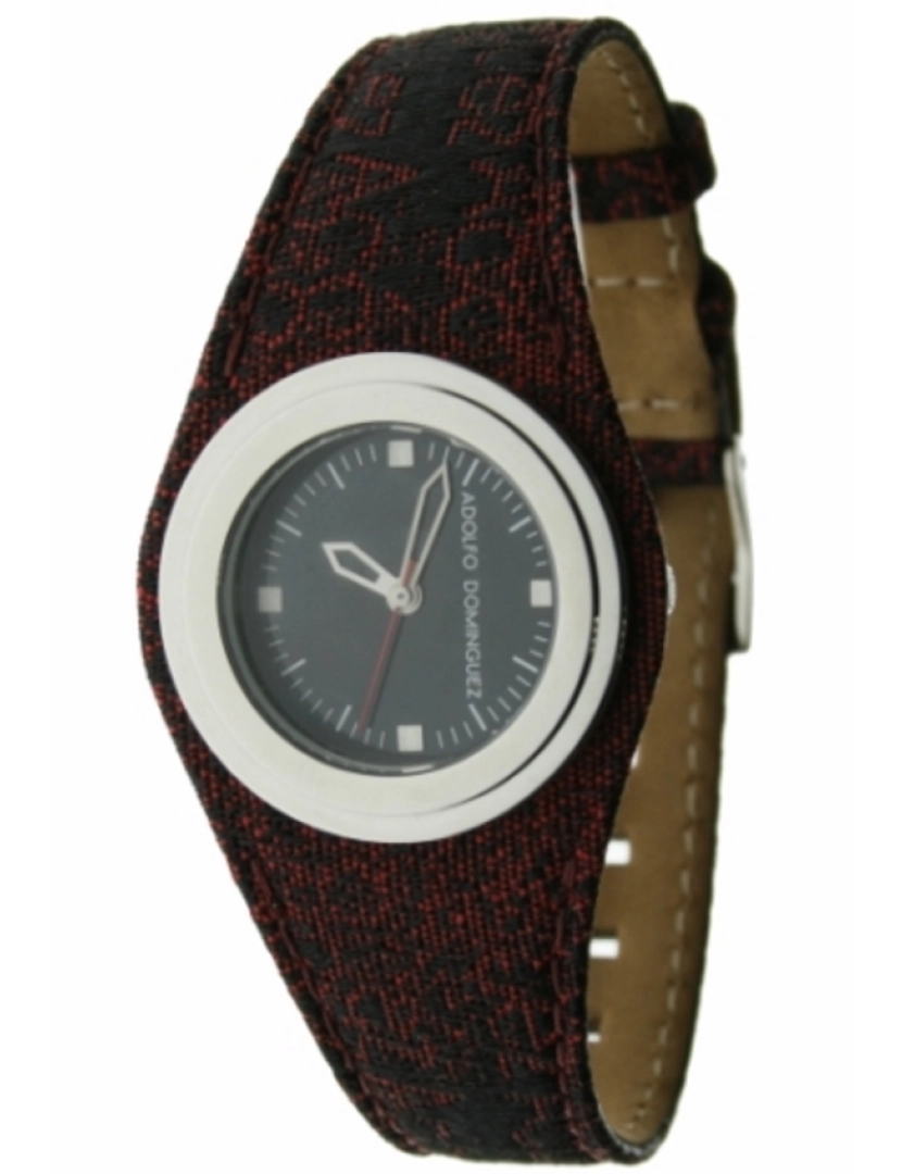 imagem de Adolfo Dominguez Ad33003 Relógio analógico feminino caixa de aço inoxidável cor preta1