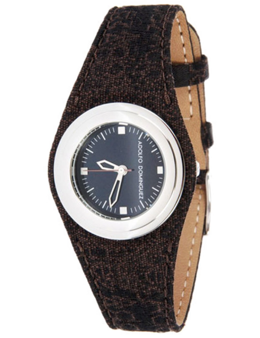 Adolfo Dominguez - Adolfo Dominguez Ad33001 relógio analógico feminino de aço inoxidável caso cor preta