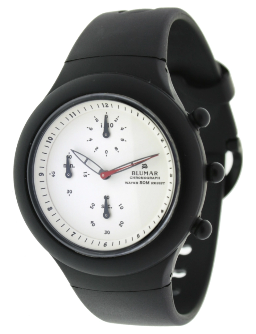 Blumar - Blumar Bl-09103 Relógio analógico masculino Esfera cor branca