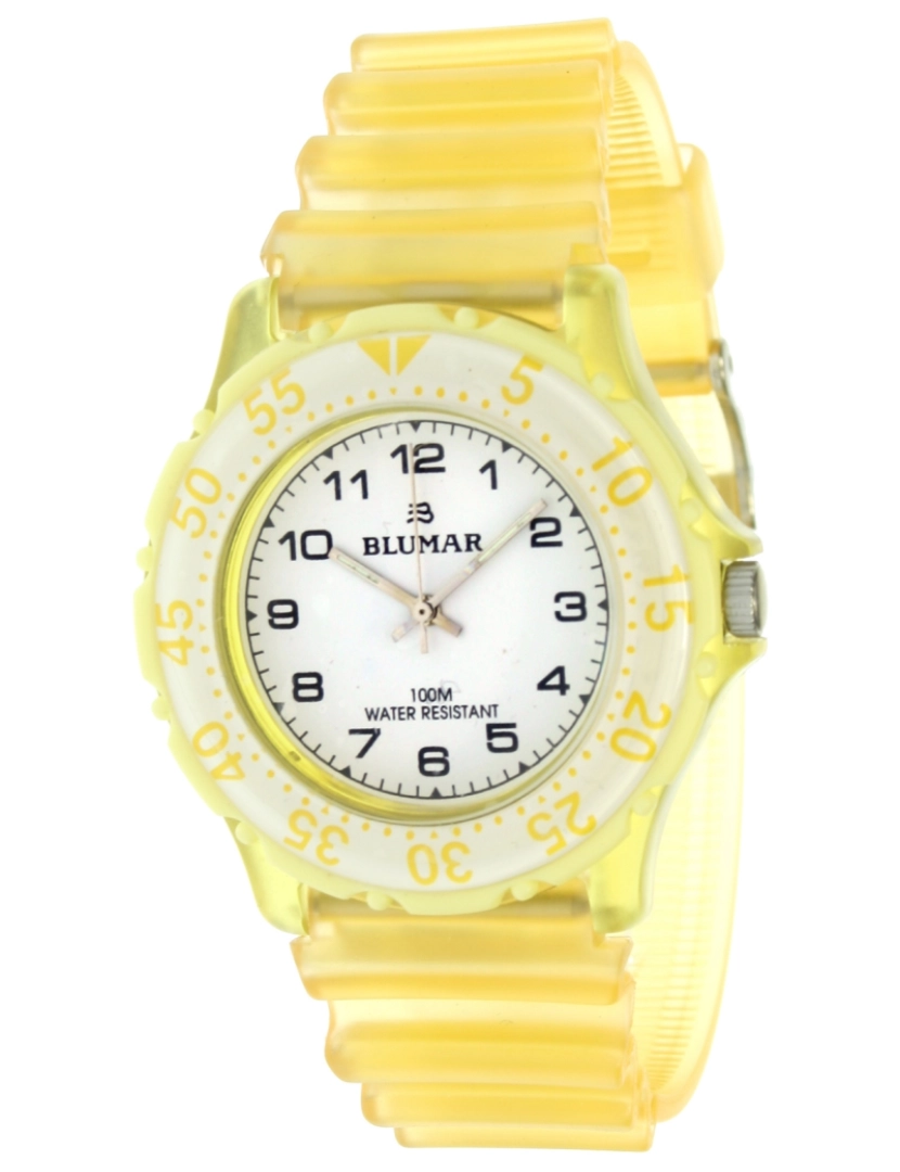 imagem de Blumar Bl-09144 Unisex Analytical caixa do relógio Esfera Cor Branco1