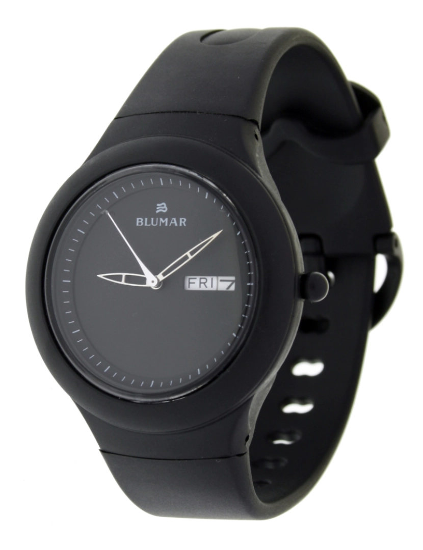 Blumar - Blumar Bl-09497 Relógio analógico masculino Esfera cor preto