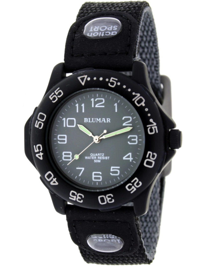 Blumar - Blumar Bl-09501 Relógio analógico para homens caixa de resina Esfera cor cinza