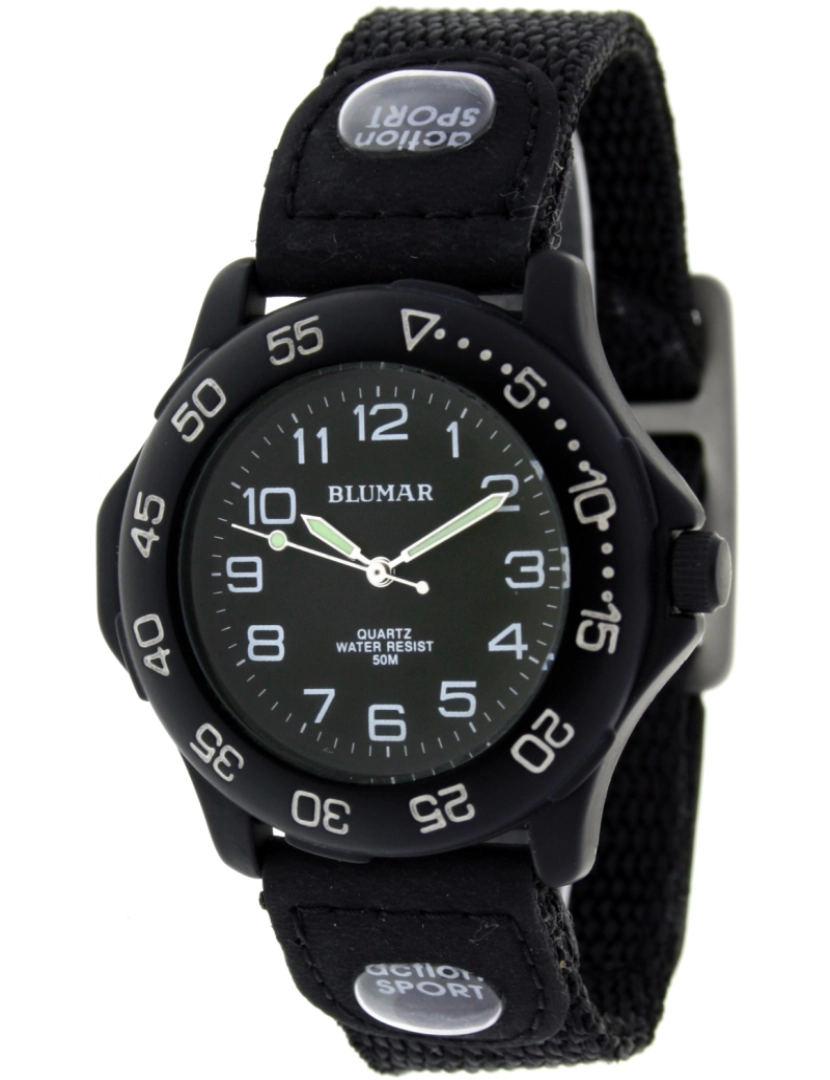 Blumar - Blumar Bl-09502 Relógio analógico para homens caixa de resina Esfera cor preta