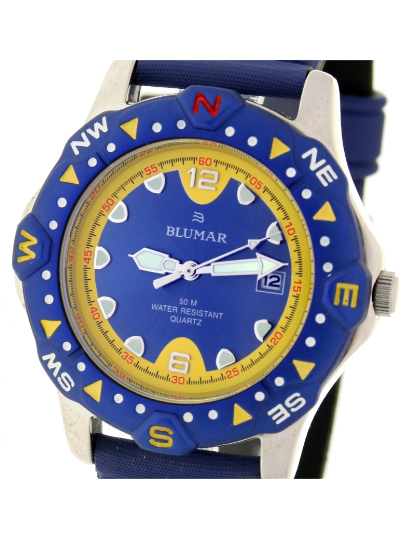 imagem de Blumar Bl-09519 Relógio Analítico Dial Metal Cor Azul2