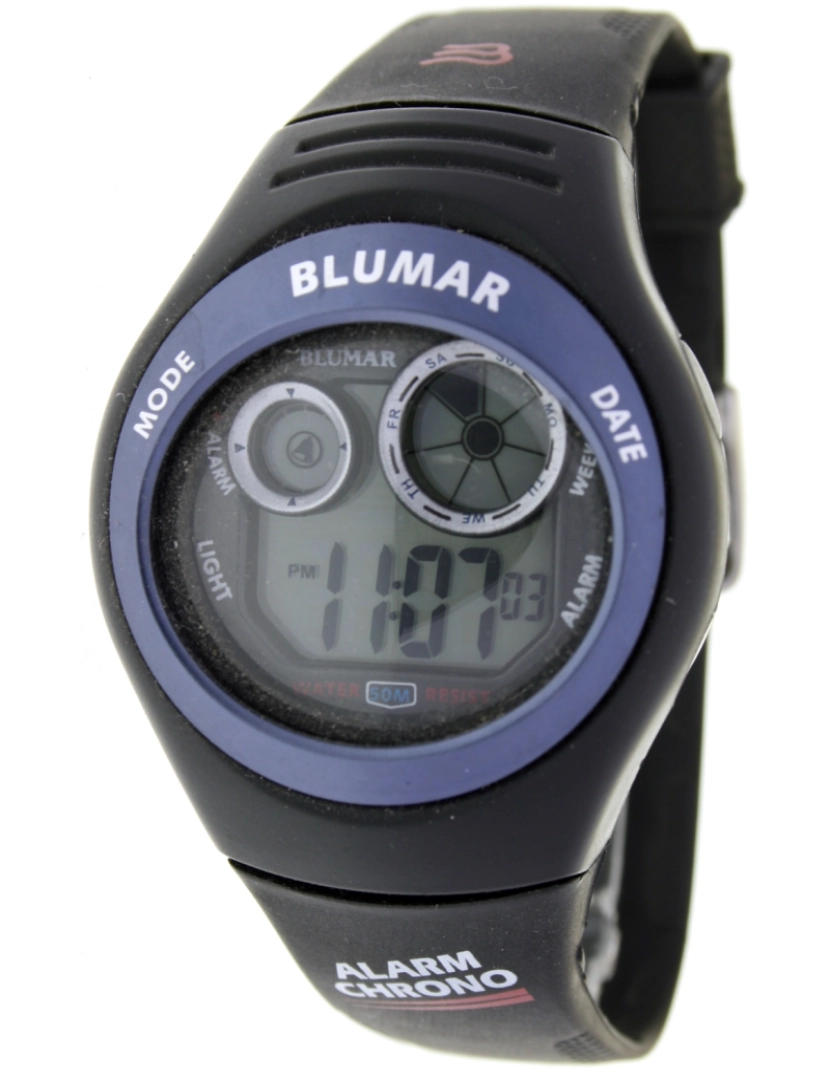 Blumar - Blumar Bl-09530 Relógio digital para homens caixa de resina esfera cor cinza