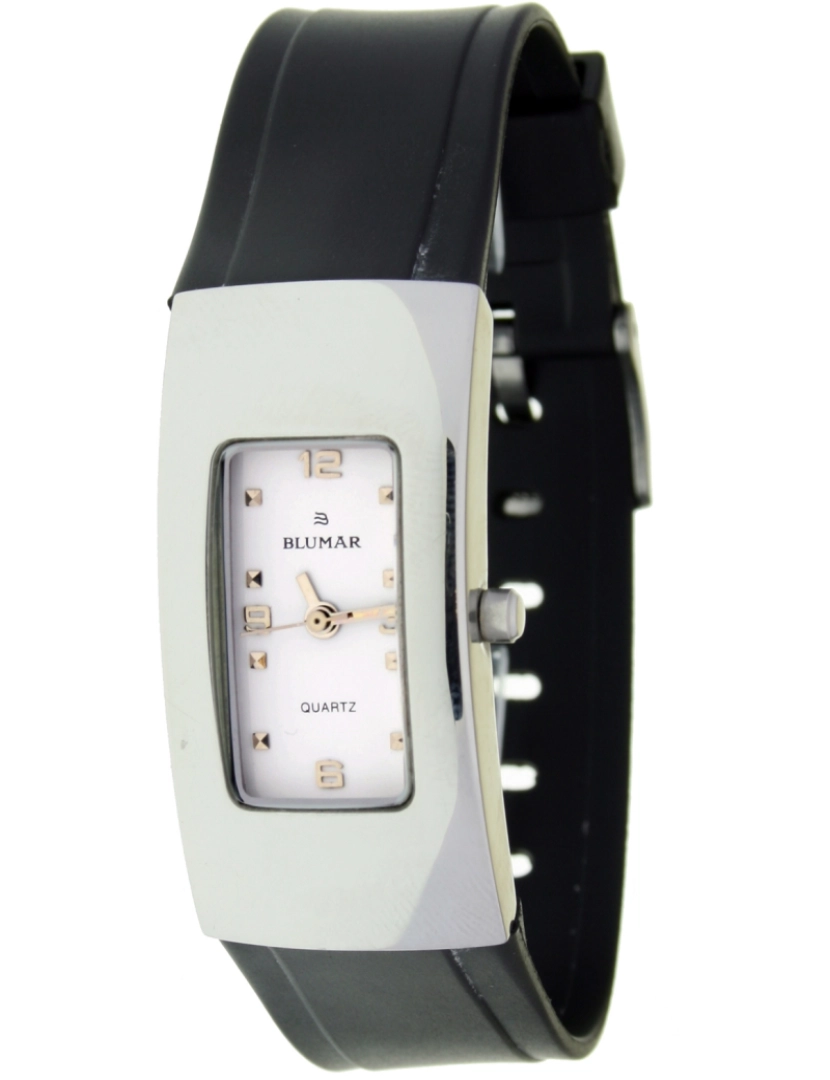 Blumar - Relógio analógico de Blumar Bl-09550 para mulheres caixa de aço inoxidável Esfera cor branca