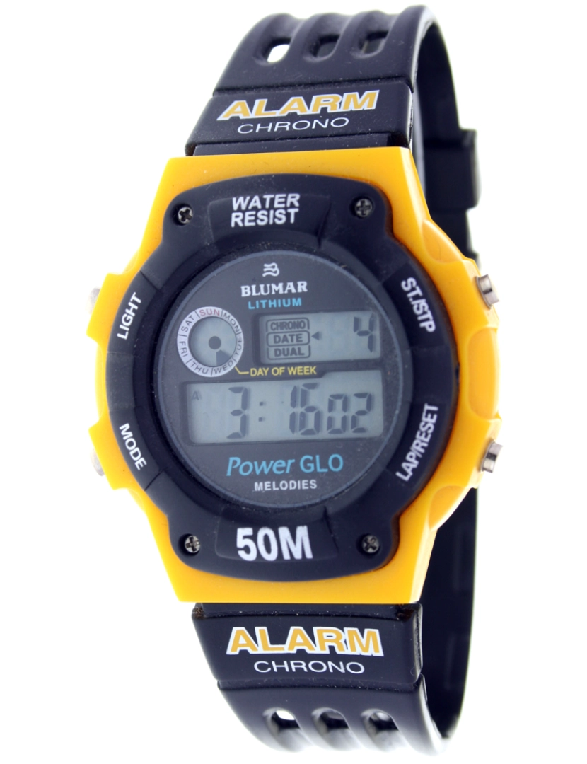 Blumar - Blumar Bl-09588 Relógio digital para homens plástico caixa esfera cor cinza