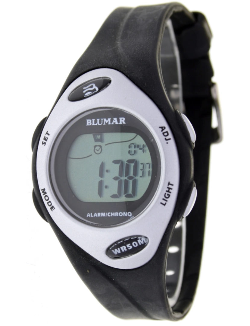 Blumar - Blumar Bl-09748 Relógio digital para mulheres caixa de resina esfera cor cinza