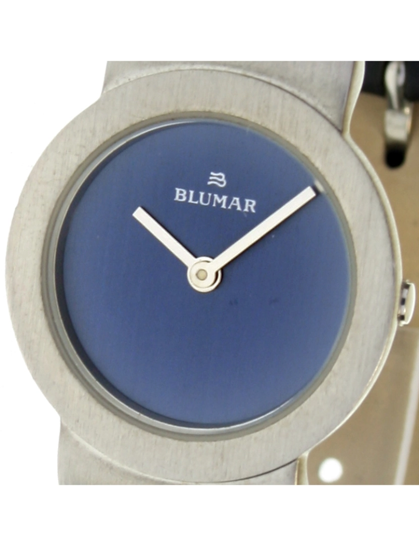 imagem de Blumar Bl-09765 Relógio Analógico Feminina Esfera de aço inoxidável Cor Azul2