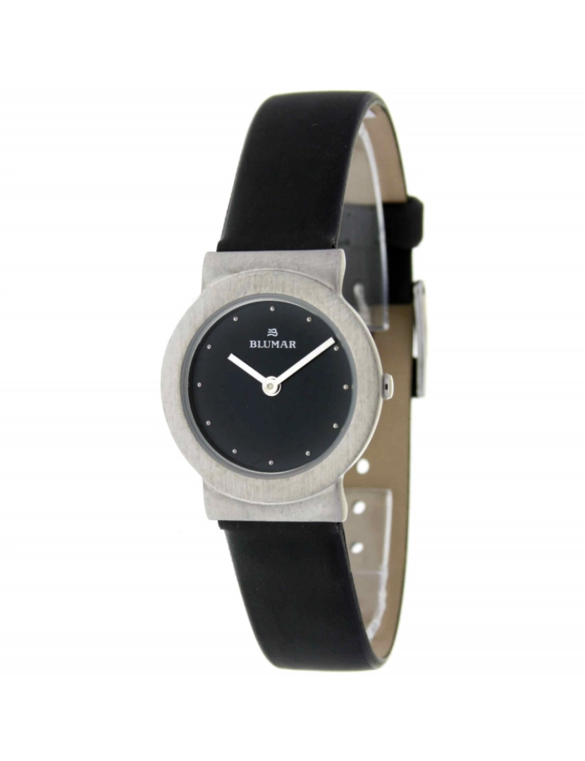 Blumar - Blumar Bl-09771 relógio analógico feminino caixa de aço inoxidável cor preta