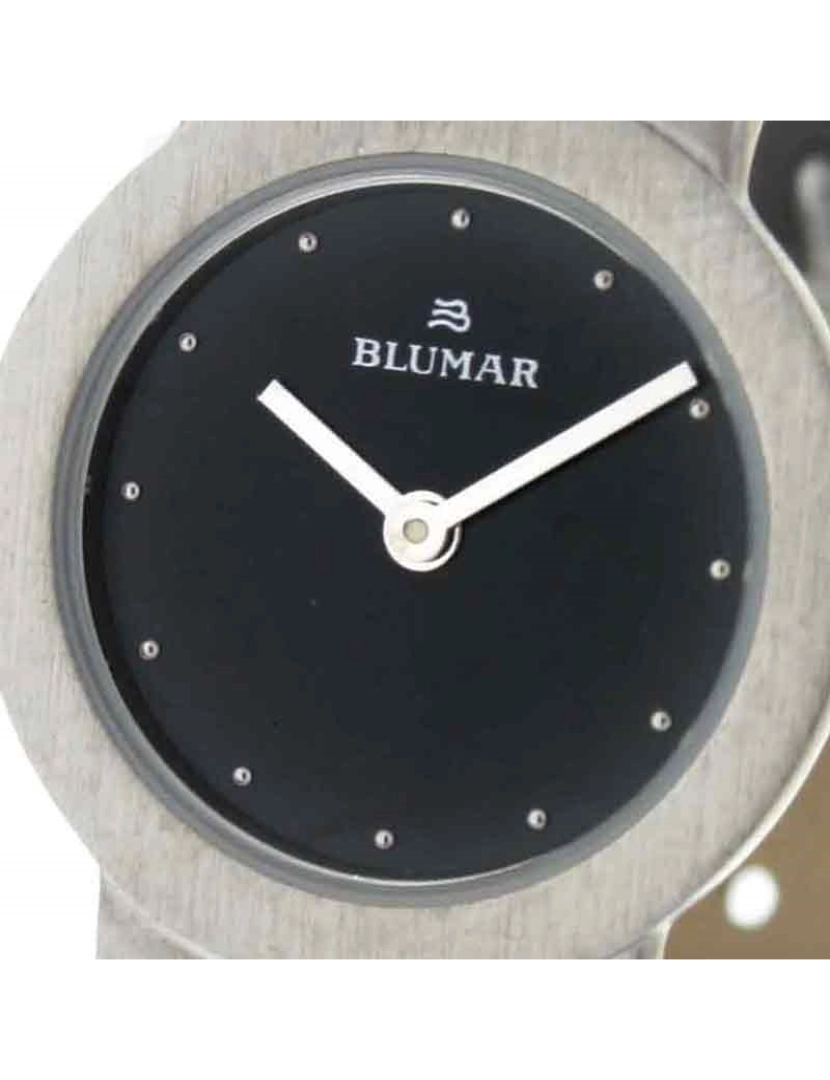 imagem de Blumar Bl-09771 relógio analógico feminino caixa de aço inoxidável cor preta2
