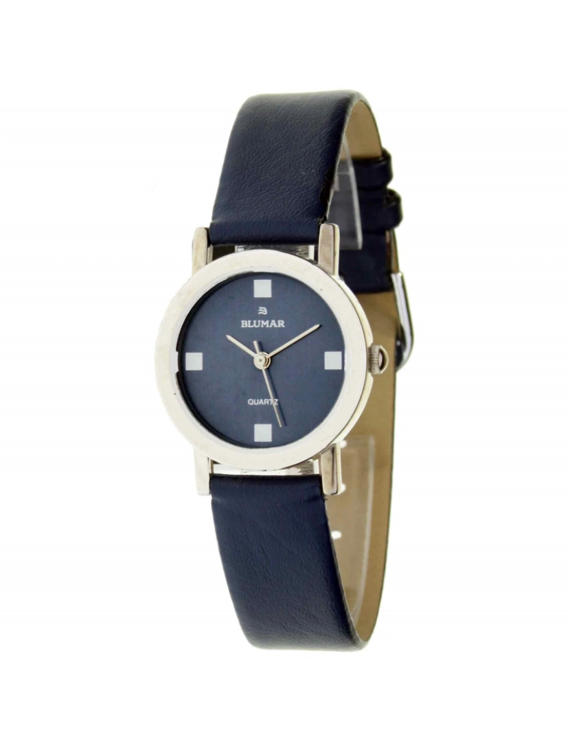 Blumar - Blumar Bl-09772 Relógio Analítico Feminina Dial Metal Cor Azul