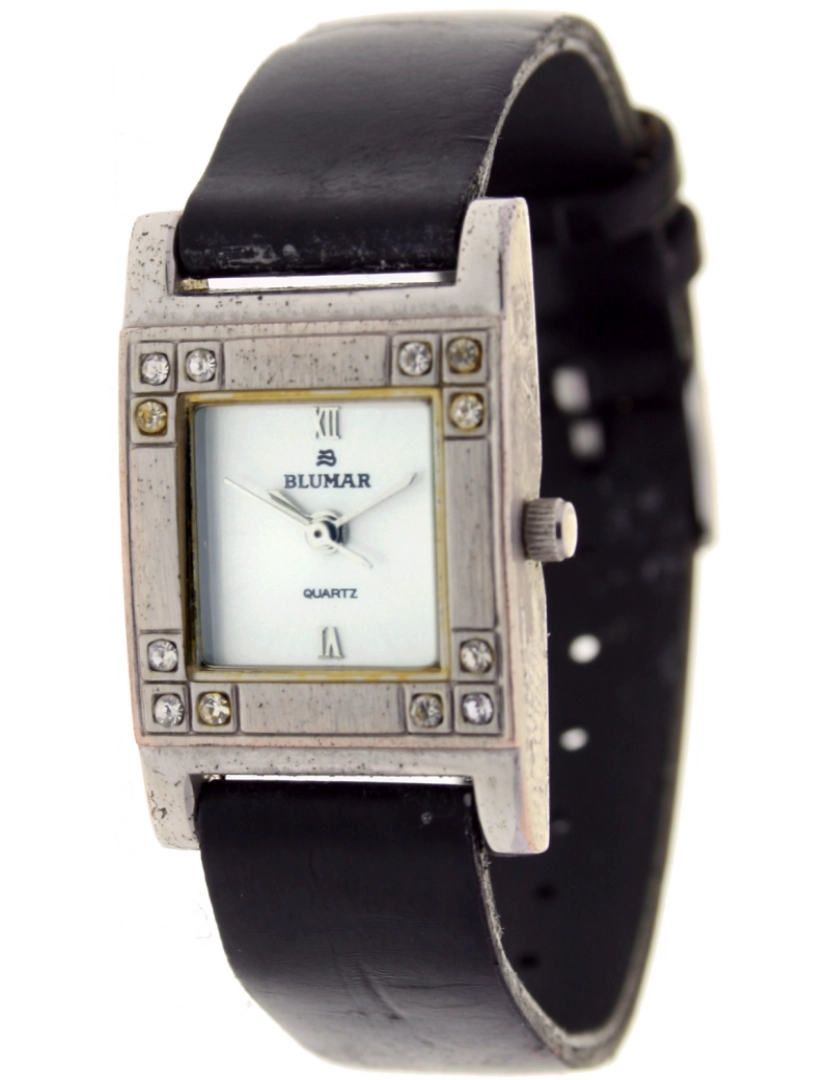 Blumar - Blumar Bl-09797 Relógio Analítico Feminina Dial Metal Cor Branco