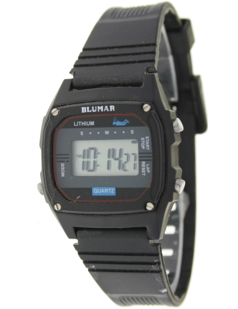 Blumar - Blumar Bl-09821 Relógio digital para mulheres caixa de resina esfera cor cinza