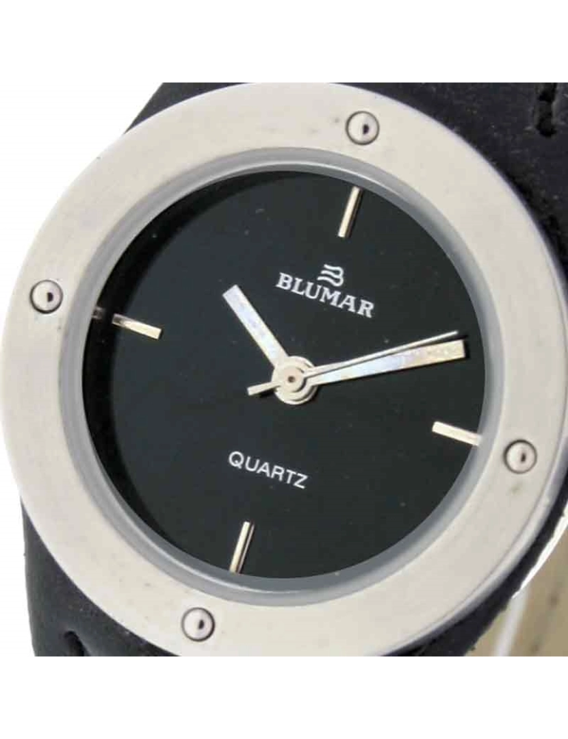 imagem de Blumar Bl-09842 relógio analógico feminino metal caso cor preta2